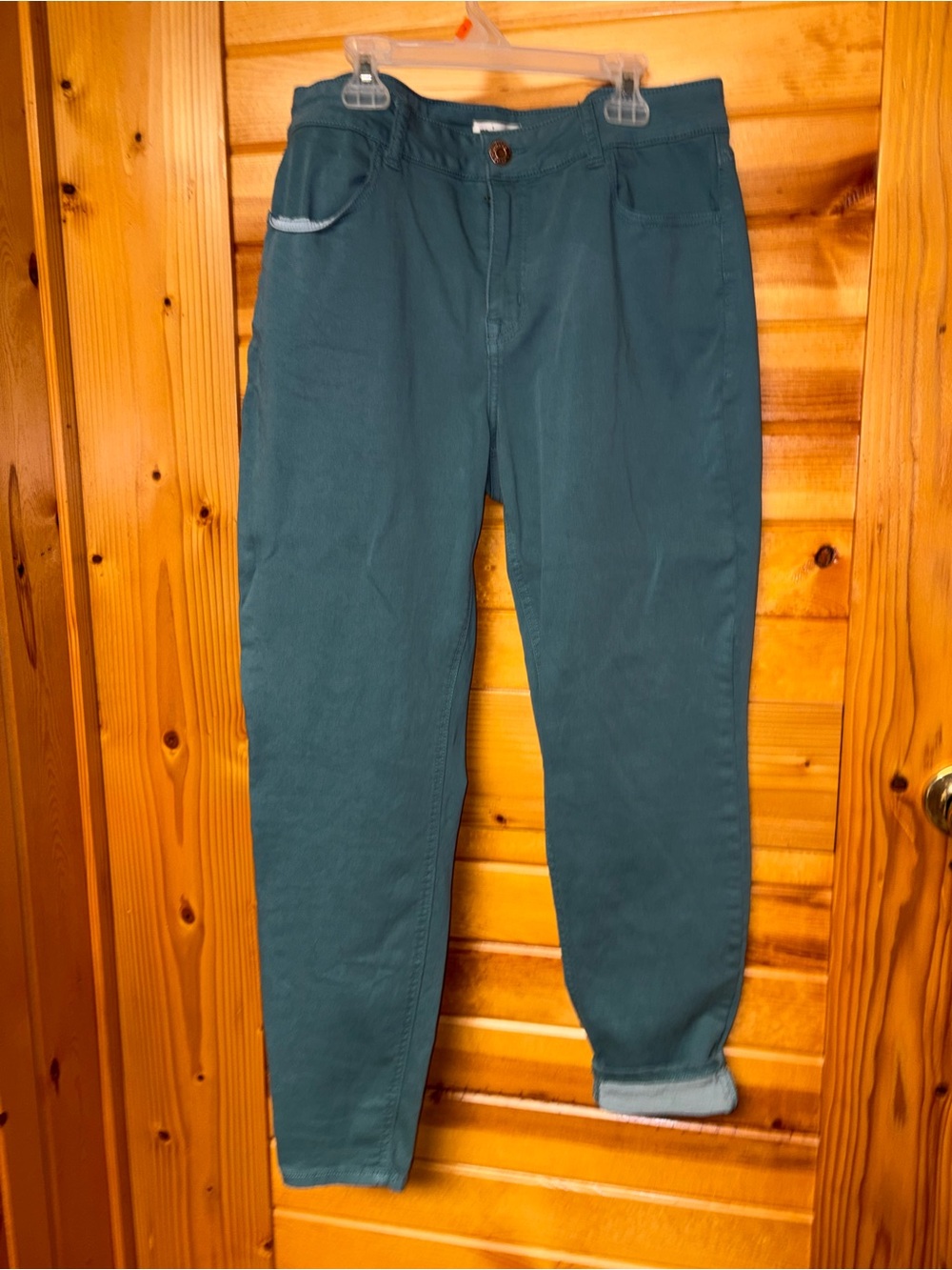 Maurices Teal Skinny Pants